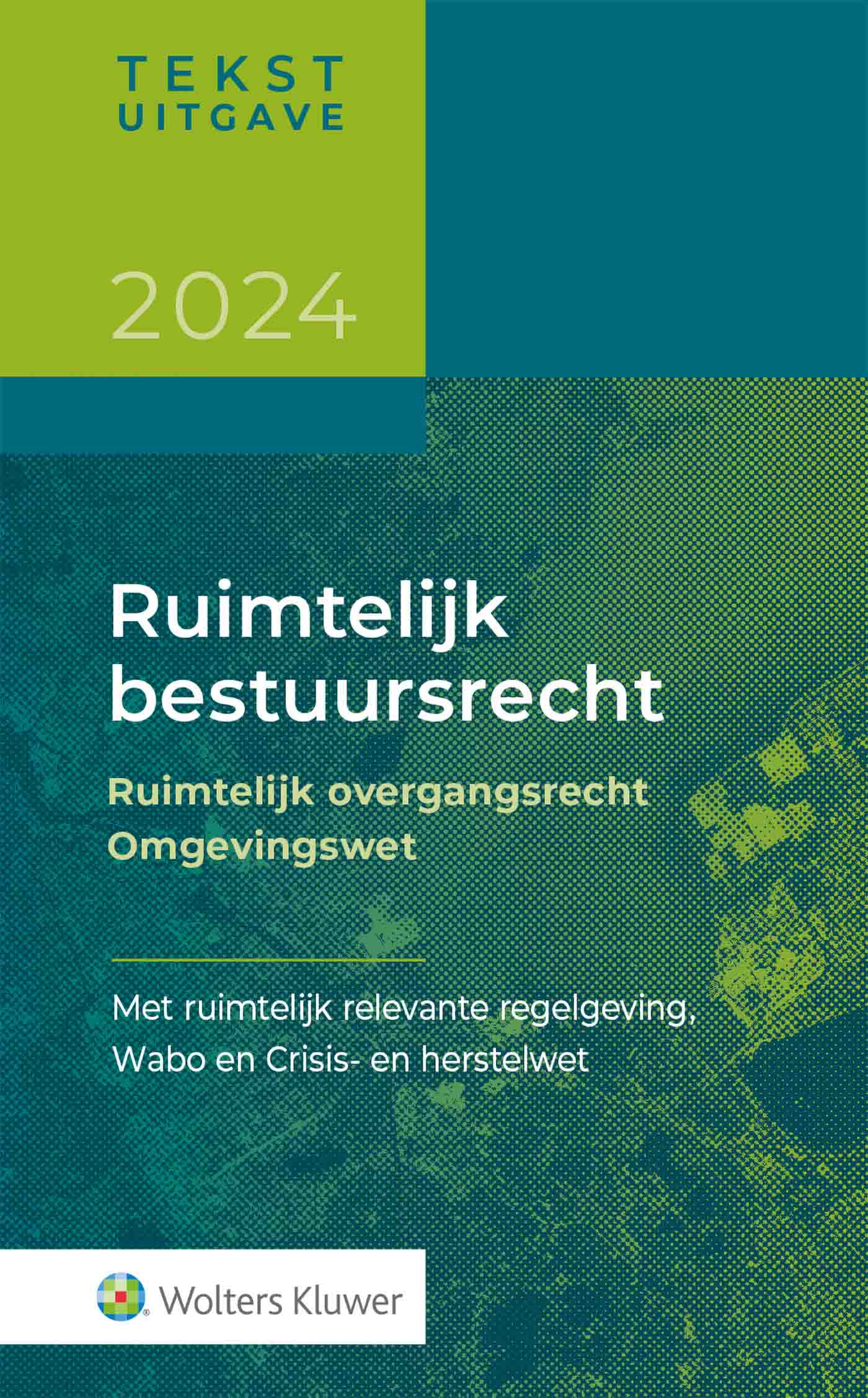 Omslag van Tekstuitgave Ruimtelijk bestuursrecht 2024/1