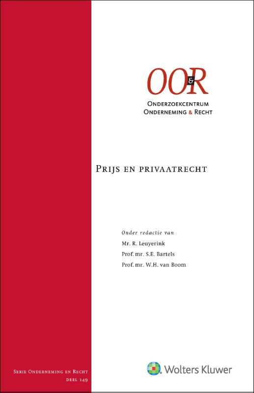 Omslag van Prijs en privaatrecht