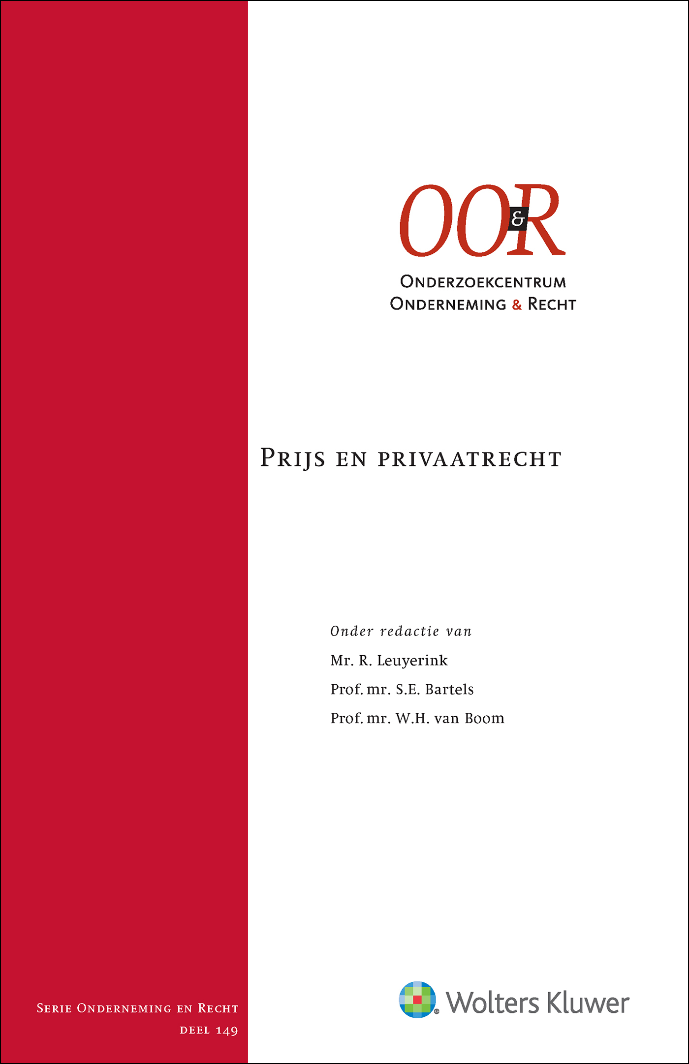 Omslag van Prijs en privaatrecht