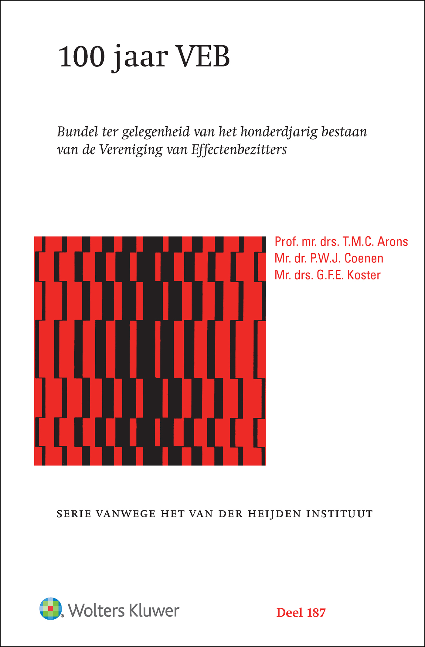 Omslag van 100 jaar VEB