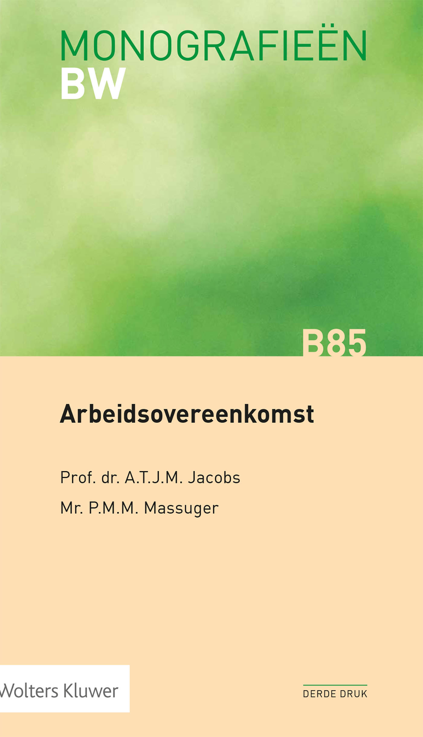 Omslag van Arbeidsovereenkomst