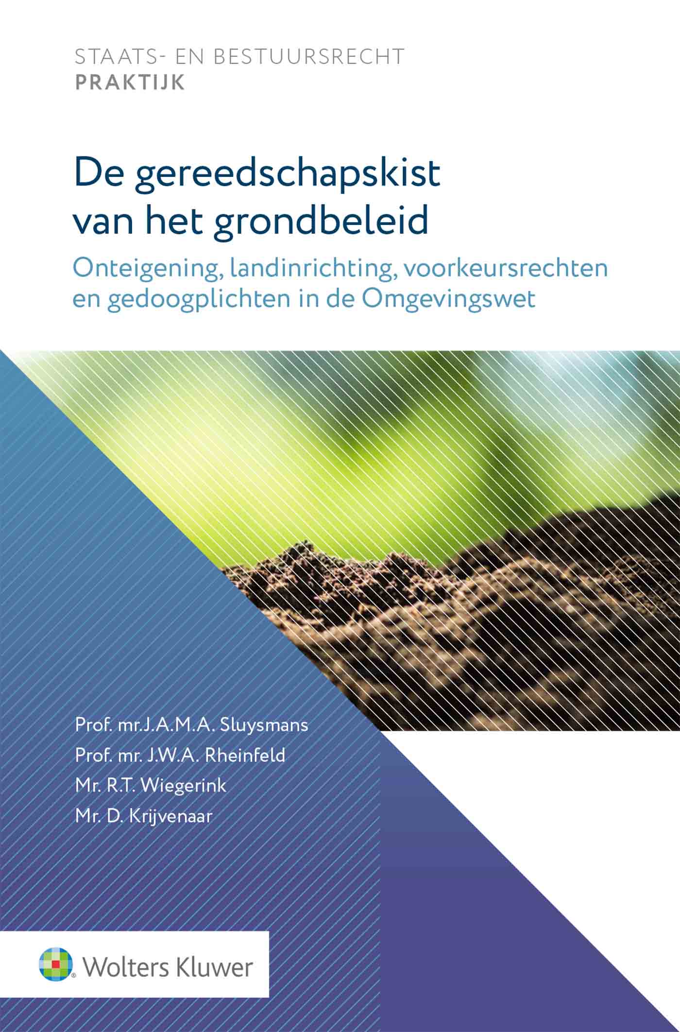 Omslag van De gereedschapskist van het grondbeleid