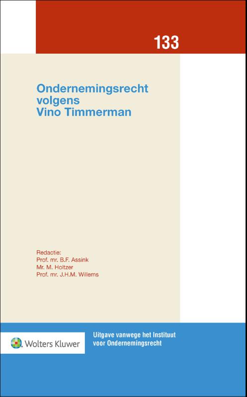 Omslag van Ondernemingsrecht volgens Vino Timmerman