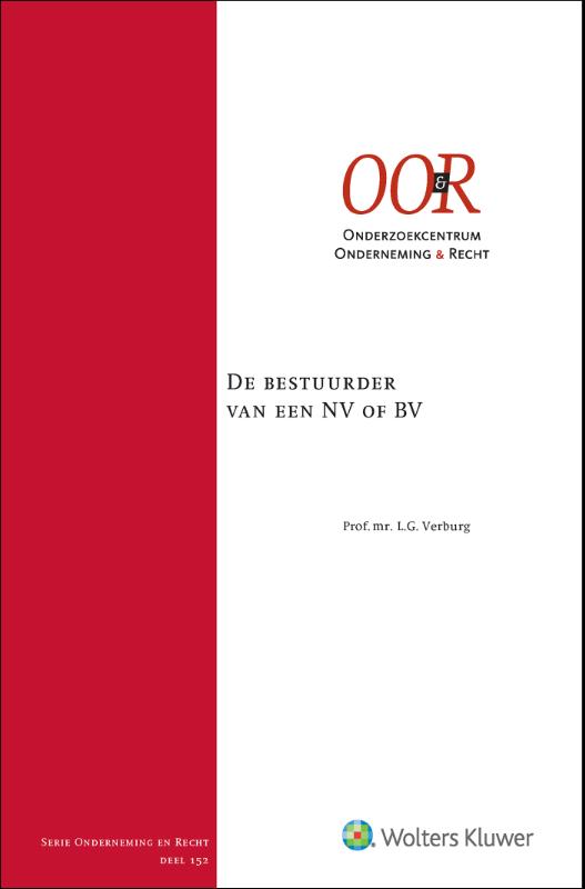 Omslag van De bestuurder van de NV of BV