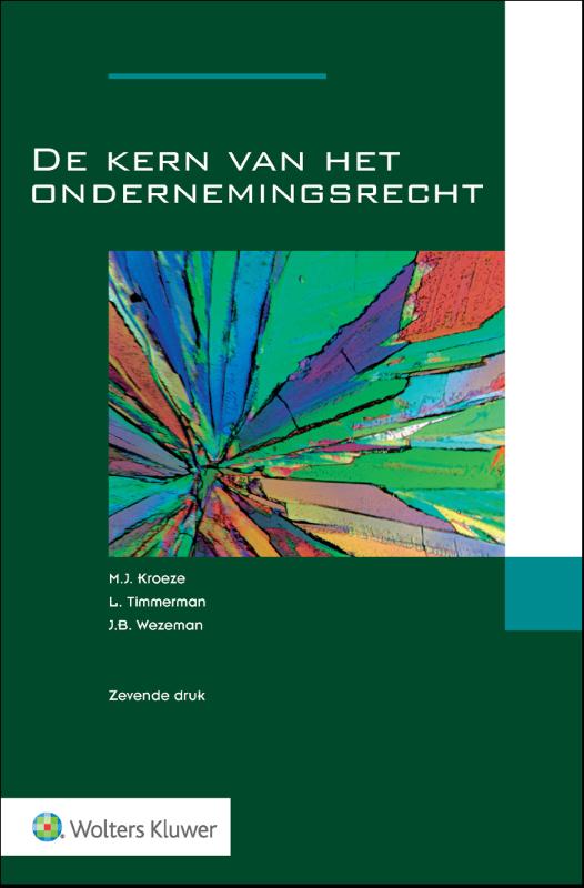 Omslag van De kern van het ondernemingsrecht
