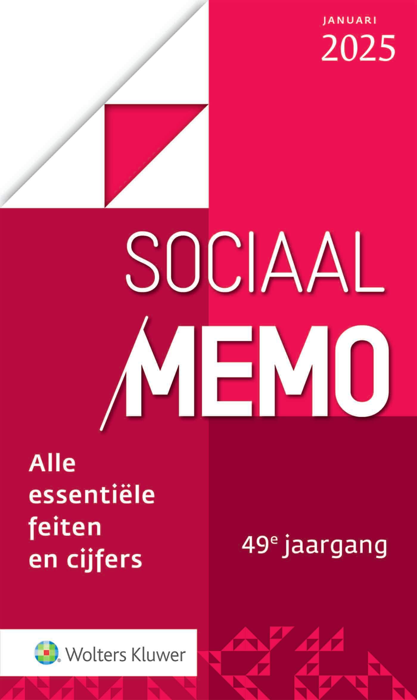 Omslag van Sociaal Memo januari 2025