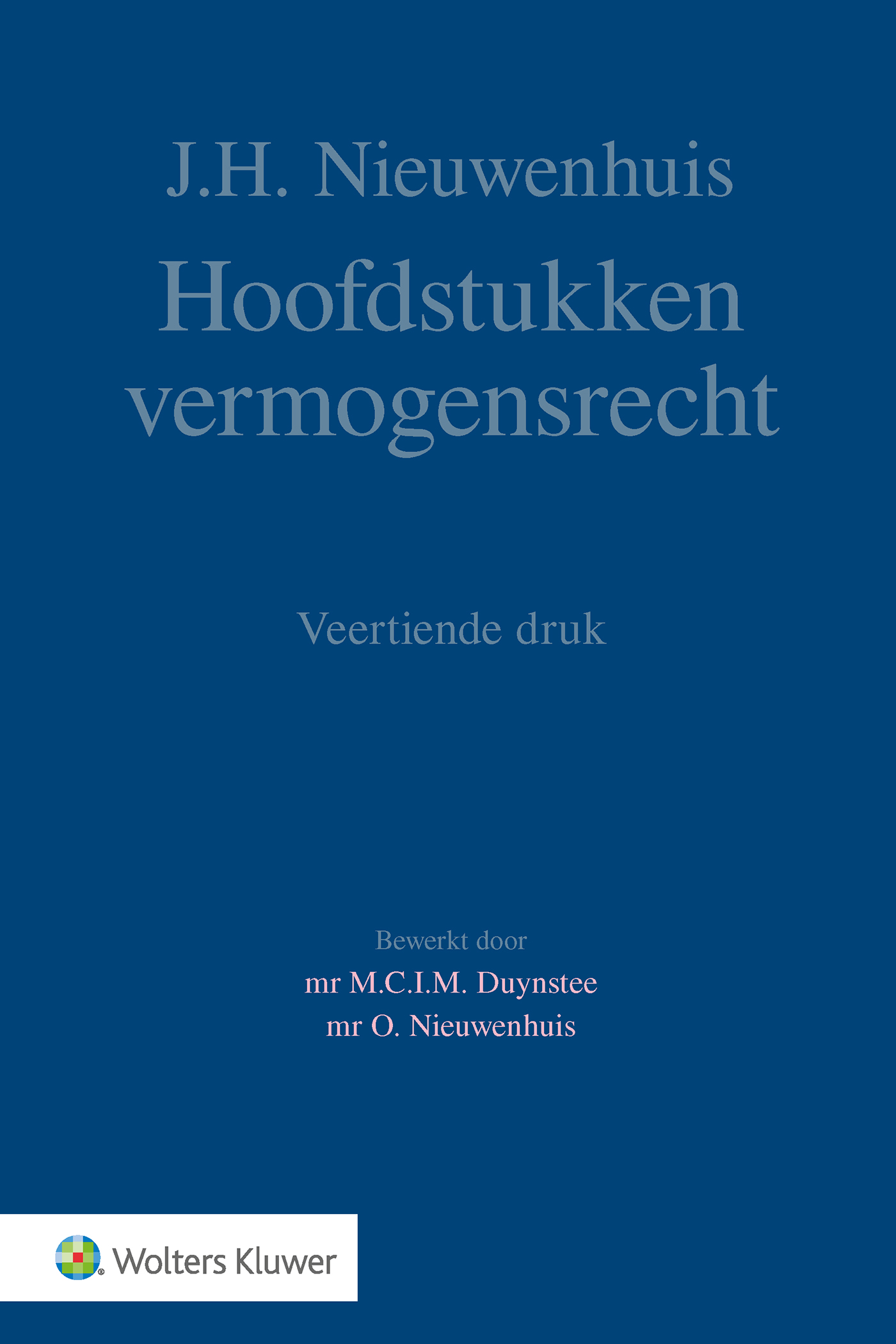 Omslag van Hoofdstukken vermogensrecht