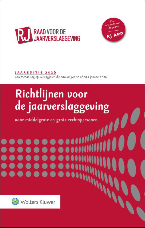 Omslag van Richtlijnen voor de jaarverslaggeving 2026