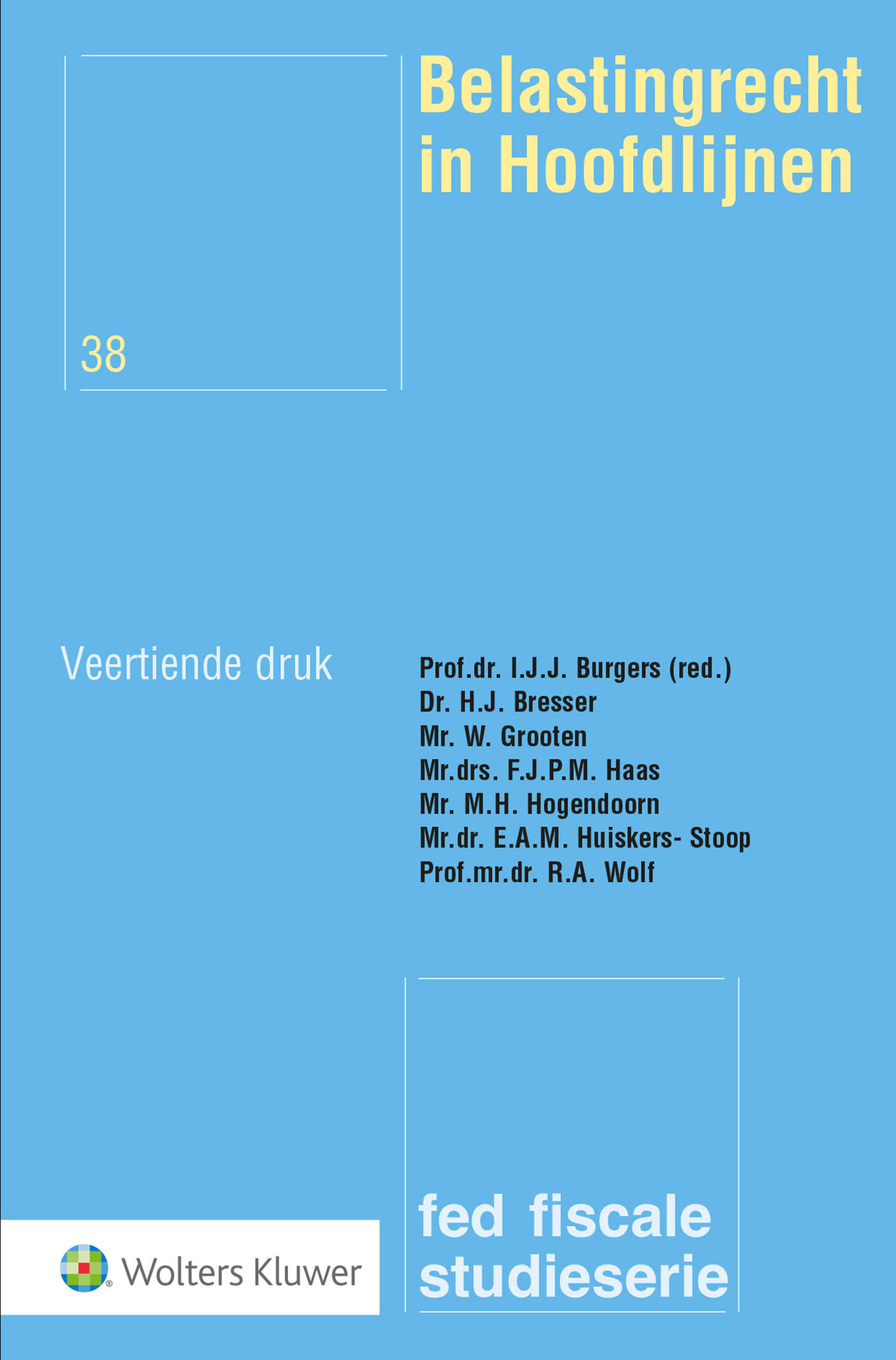 Omslag van Belastingrecht in Hoofdlijnen