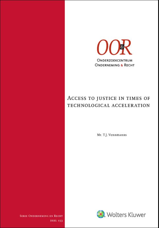 Omslag van Access to justice in times of technological acceleration