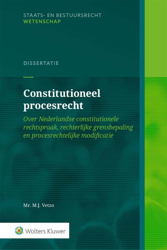 Omslag van Constitutioneel procesrecht