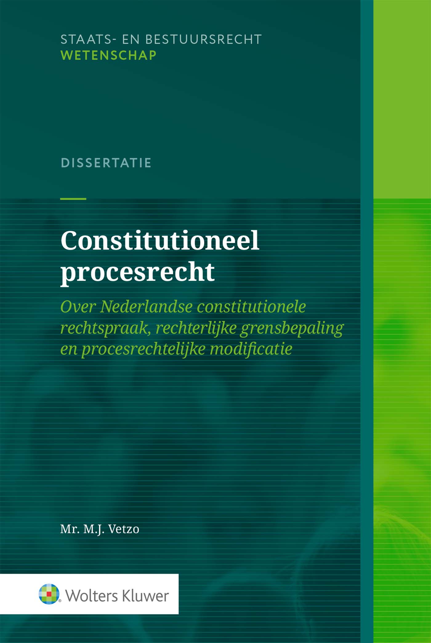 Omslag van Constitutioneel procesrecht