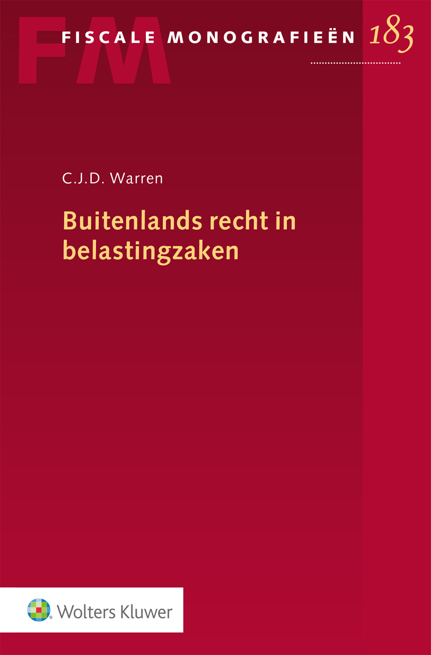 Omslag van Buitenlands recht in belastingzaken