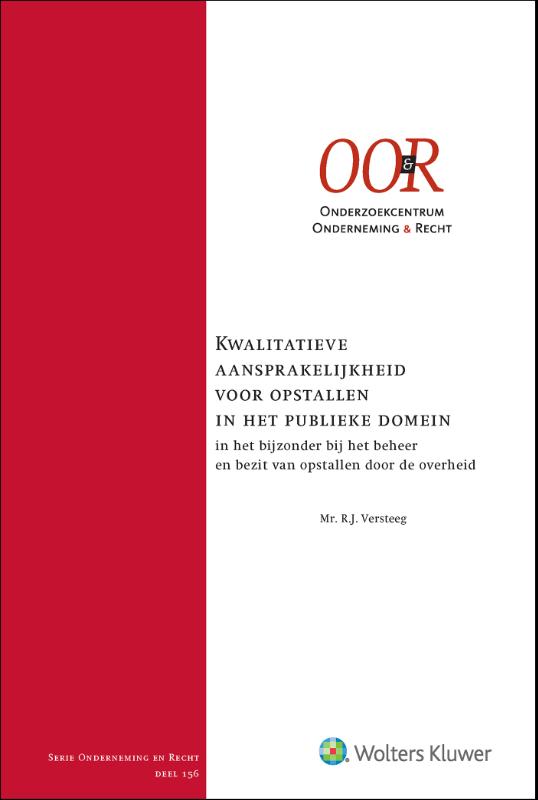 Omslag van Kwalitatieve aansprakelijkheid voor opstallen in het publieke domein