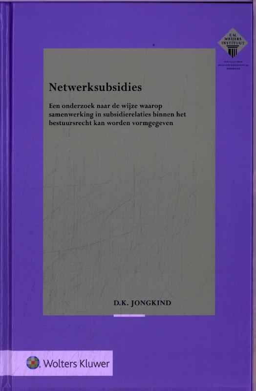 Omslag van Netwerksubsidies