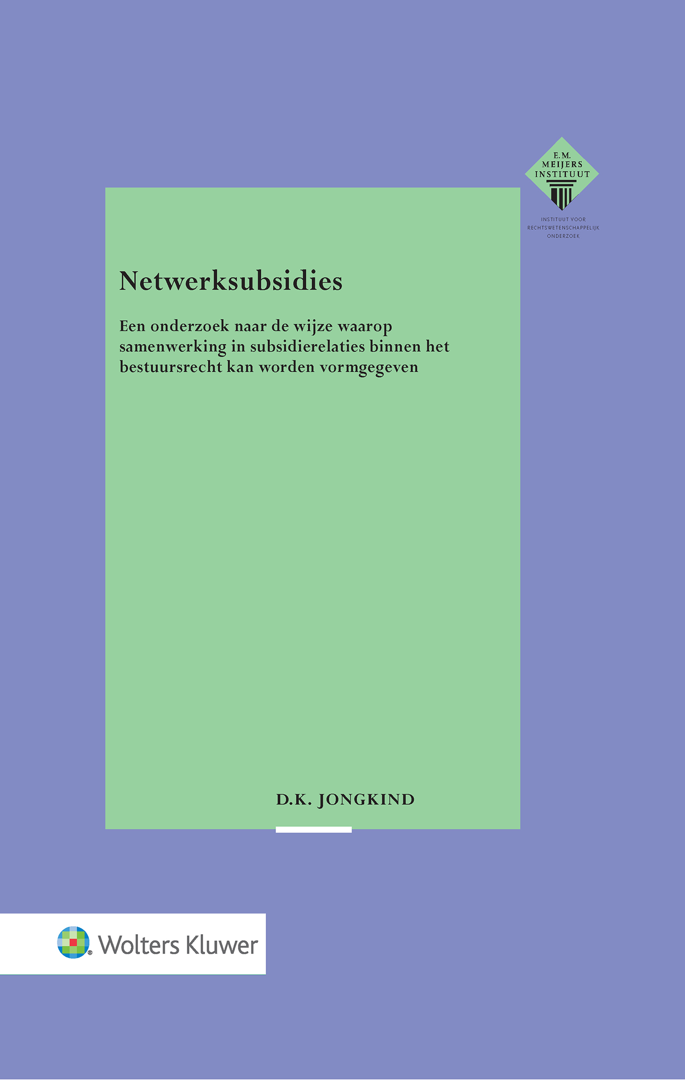 Omslag van Netwerksubsidies