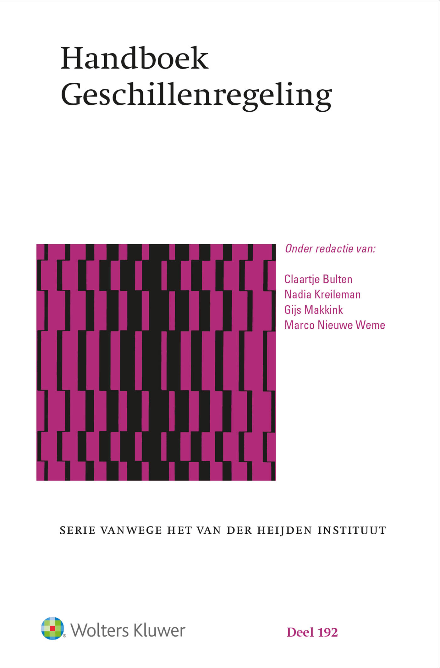 Omslag van Handboek geschillenregeling
