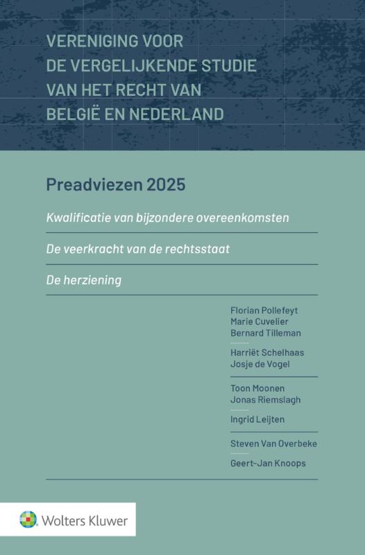 Omslag van Preadviezen 2025 (VVSRBN)