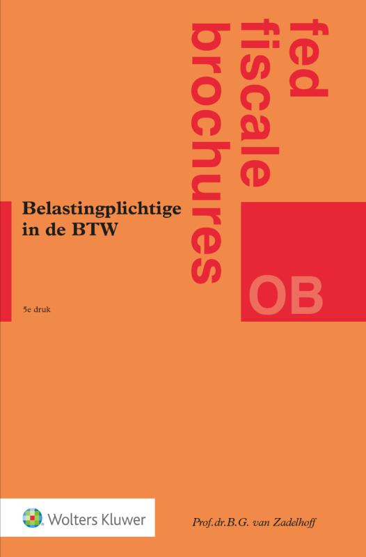 Omslag van Belastingplichtige in de BTW