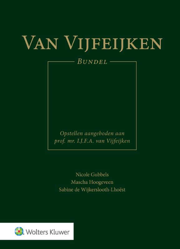 Omslag van Van Vijfeijkenbundel