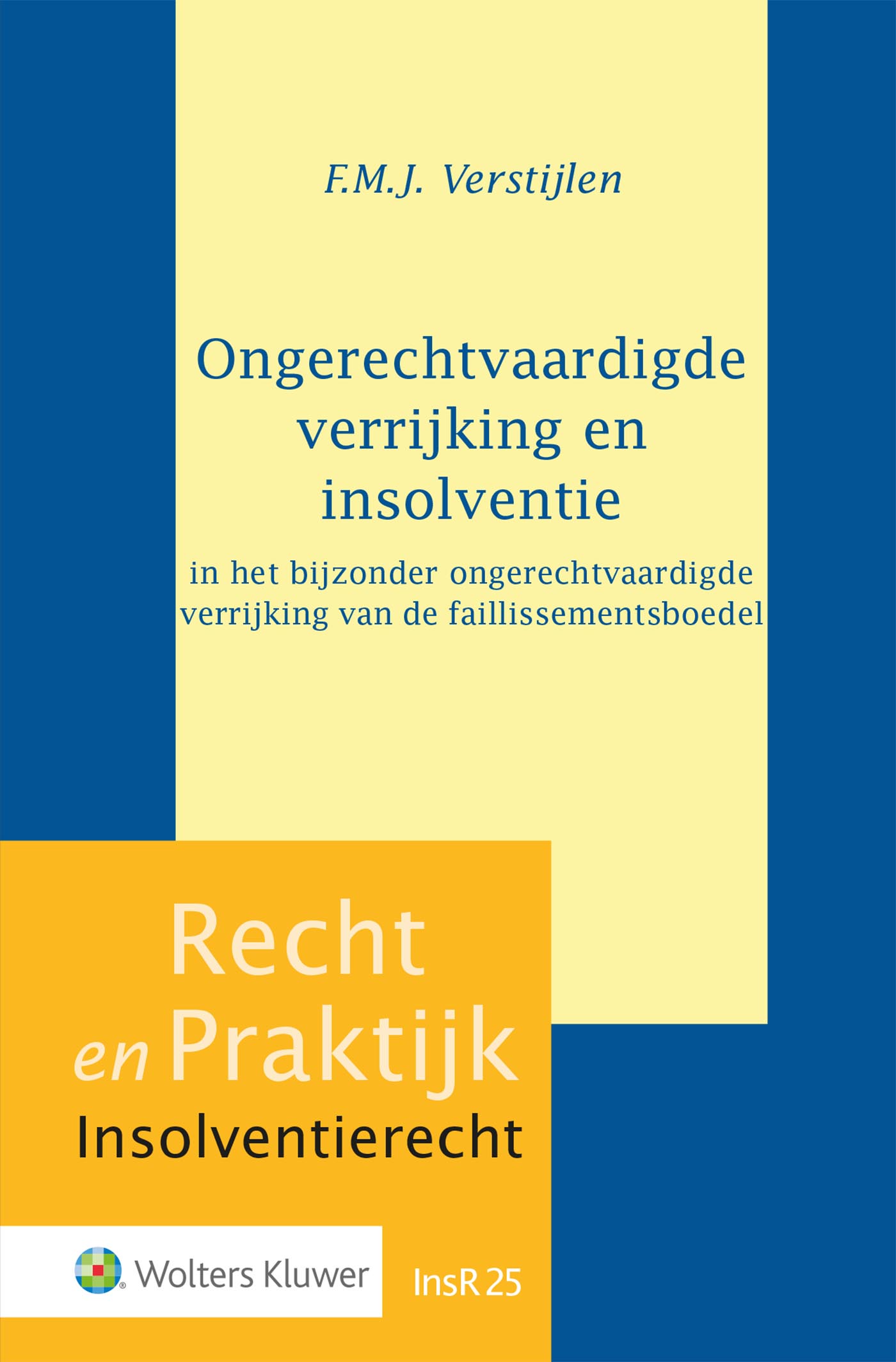 Omslag van Ongerechtvaardigde verrijking en insolventie