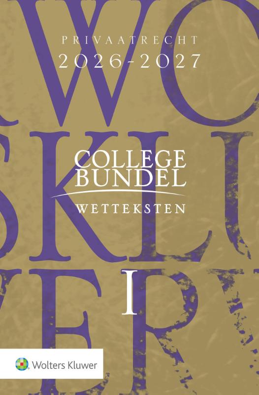 Omslag van Collegebundel 2026-2027