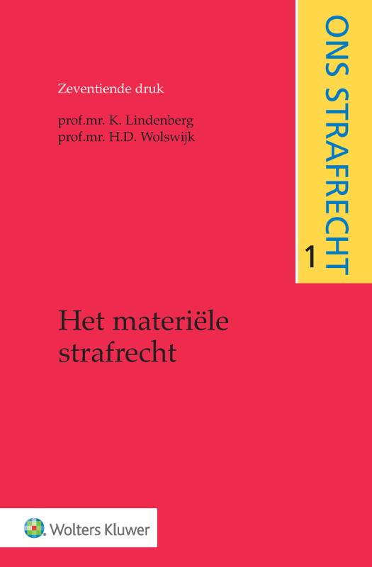 Omslag van Het materiële strafrecht