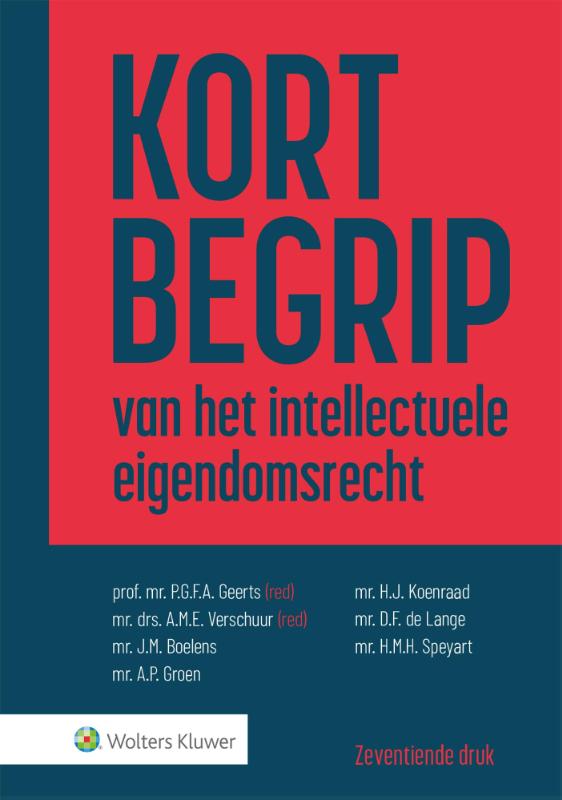 Omslag van Kort begrip van het intellectuele eigendomsrecht