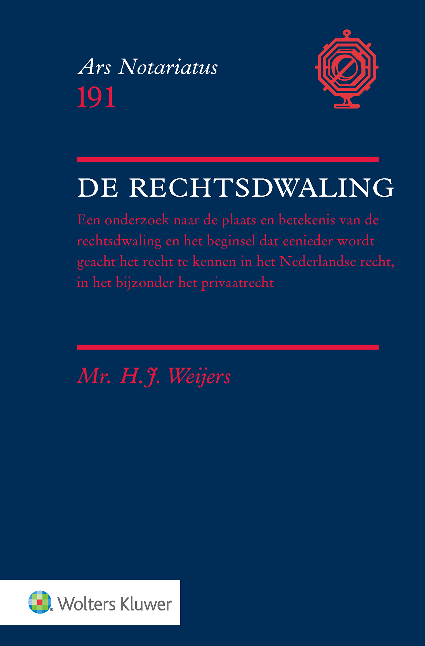Omslag van De rechtsdwaling