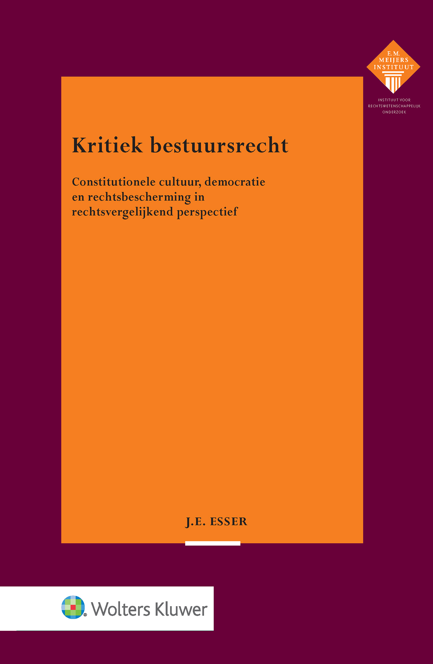 Omslag van Kritiek bestuursrecht