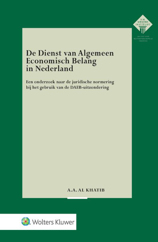 Omslag van De Dienst van Algemeen Economisch Belang in Nederland