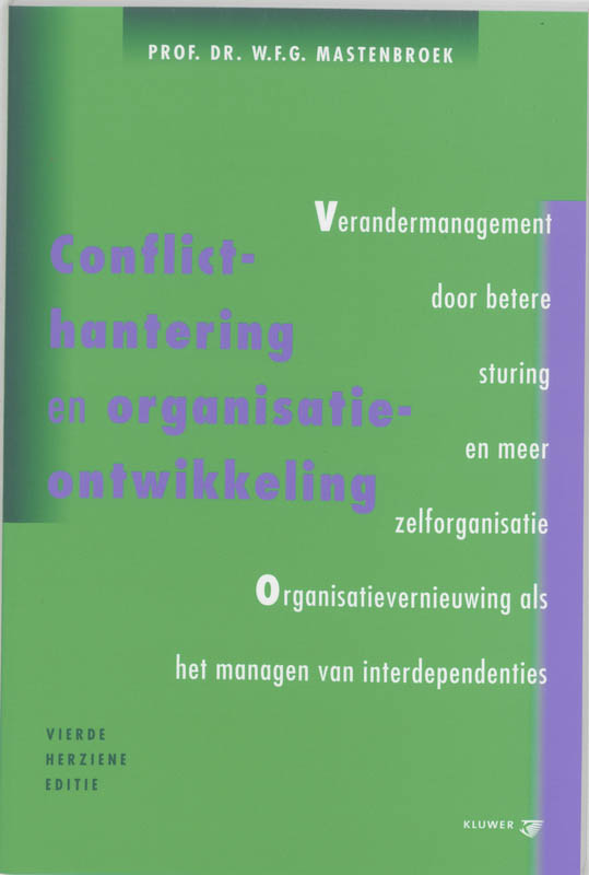 Omslag van Conflicthantering en organisatie-ontwikkeling