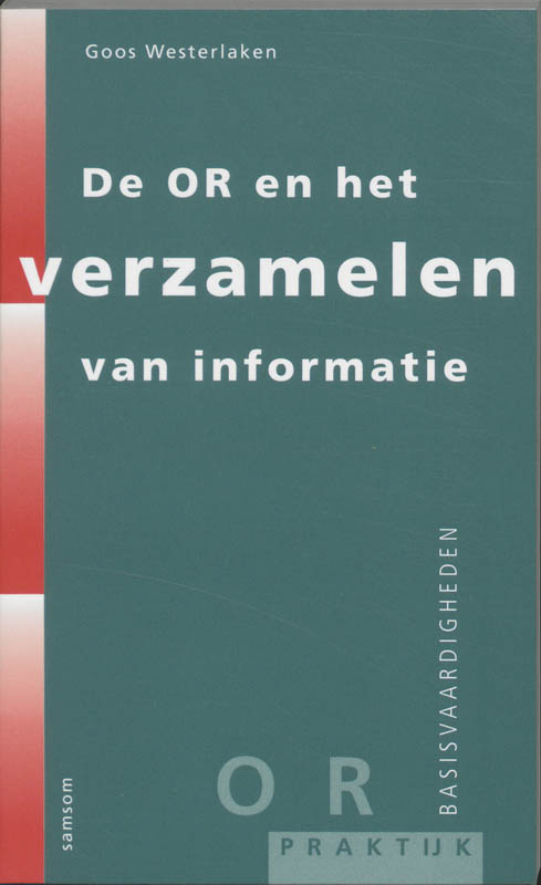 Omslag van De OR en het verzamelen van informatie
