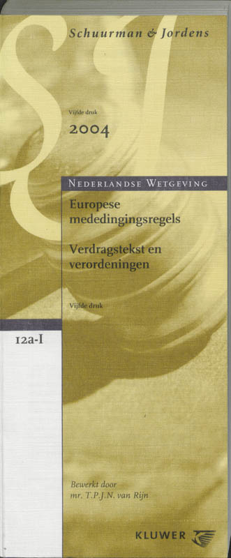 Omslag van Europese mededingingsregels