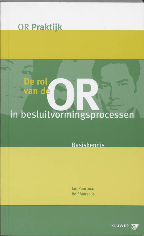 Omslag van De rol van de OR in besluitvormingsprocessen