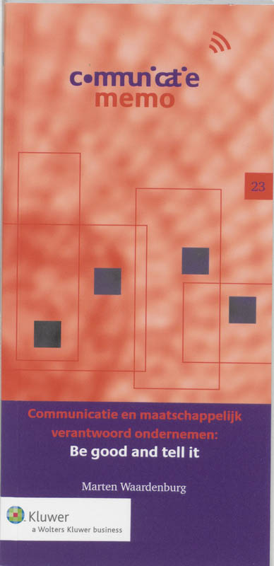 Omslag van Communicatie en maatschappelijk verantwoord ondernemen