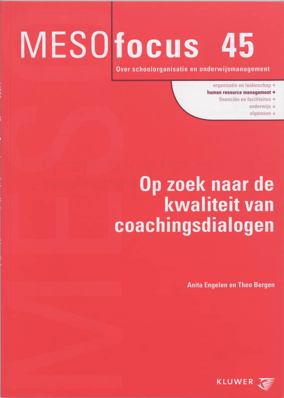 Omslag van Op zoek naar de kwaliteit van coachingdialogen