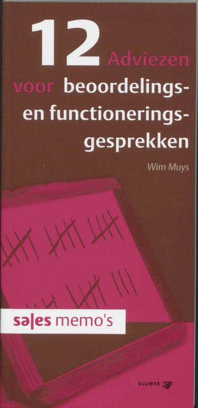 Omslag van 12 adviezen voor beoordelings- en functioneringsgesprekken