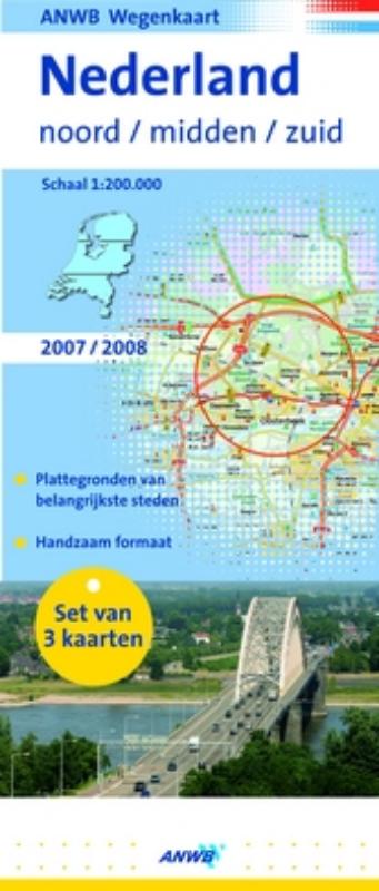 Omslag van Nederland Noord, Midden, Zuid set