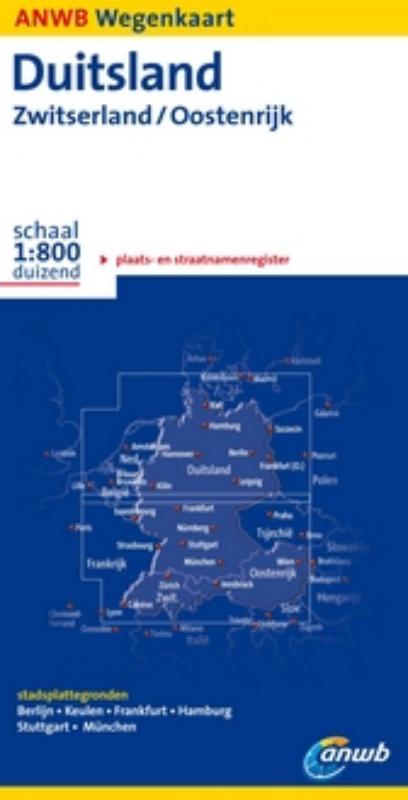 Omslag van Duitsland Zwitserland Oostenrijk
