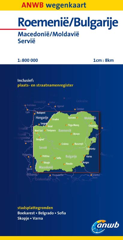 Omslag van Roemenië ; Bulgarije, Macedonië ; Moldavië ; Servië
