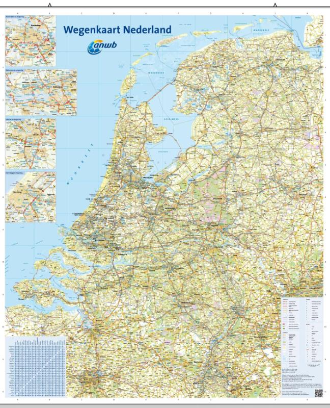 Omslag van Wegenkaart Nederland