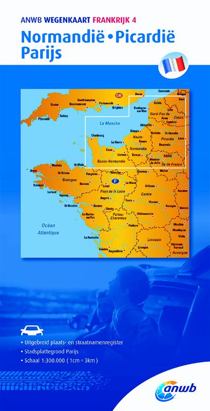 Omslag van Frankrijk 4 Normandie,Picardië,Parijs