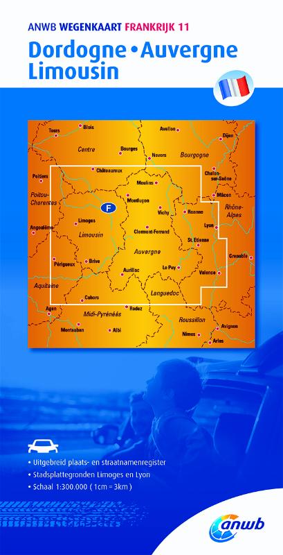 Omslag van Frankrijk 11 Dordogne,Auvergne,Limousin