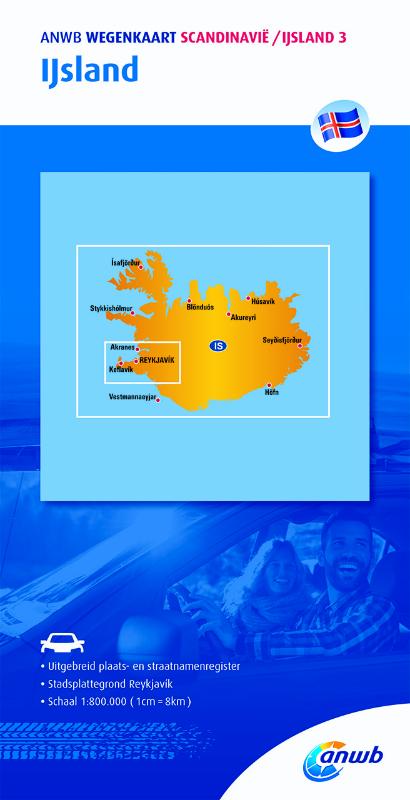 Omslag van Scandinavië/IJsland 3. IJsland