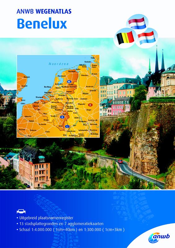 Omslag van Wegenatlas Benelux