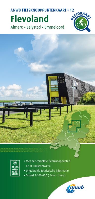 Omslag van Fietsknooppuntenkaart Flevoland 1:100.000