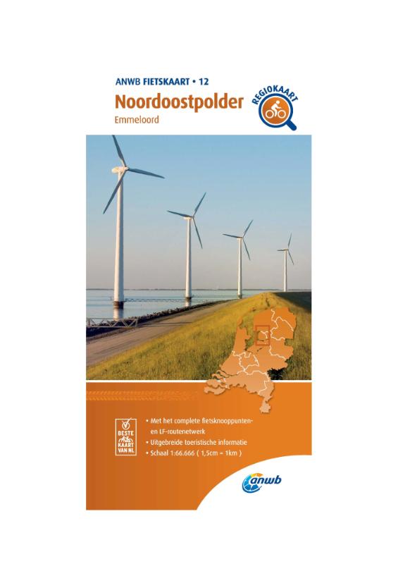 Omslag van Fietskaart Noordoostpolder 1:66.666