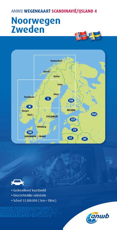 Omslag van Scandinavië/IJsland 4. Noorwegen-Zweden