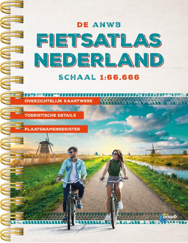 Omslag van De ANWB fietsatlas Nederland